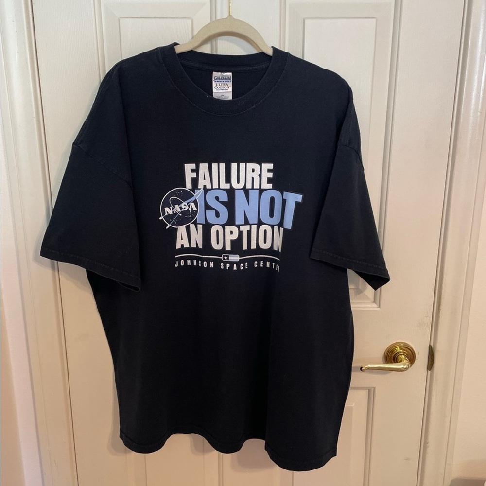 NASA Johnson Space Center Houston Texas T-Shirt Failure is not an option 2XL XXL